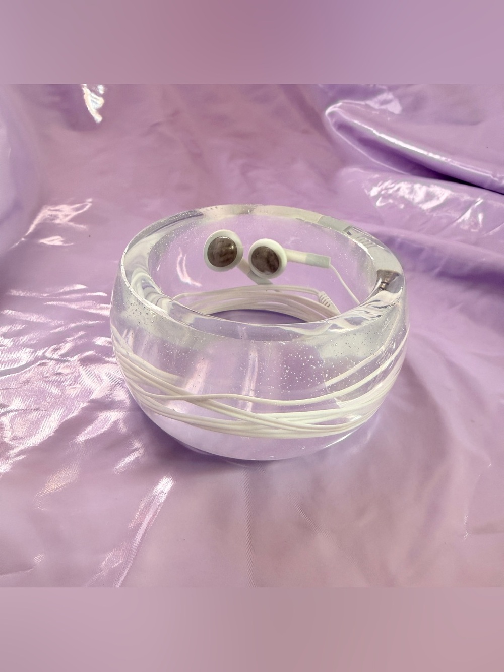Earbud chunky bangle - Picture 3 of 4